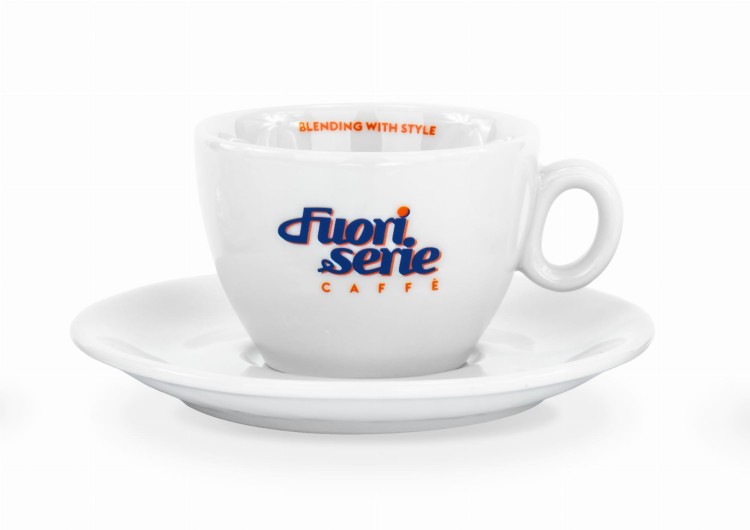 Filiżanka Fuoriserie Caffe 200 ml do cappuccino biała porcelana profesjonalna
