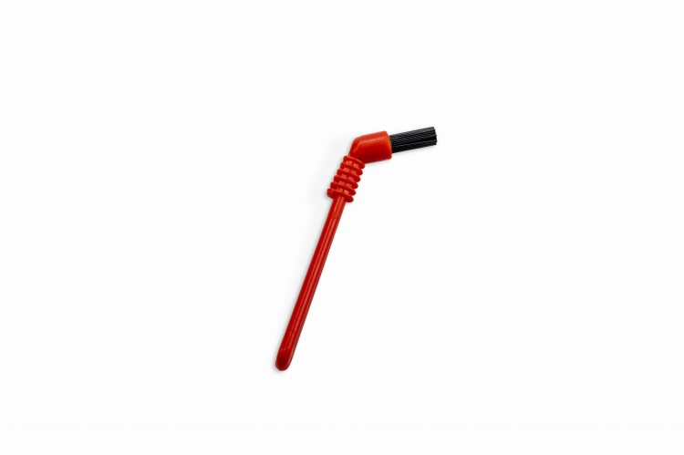 Szczoteczka NR SMART 160 mm do czyszczenia prysznica i uszczelek grupy – pomarańczowa rączka, czarne włosie